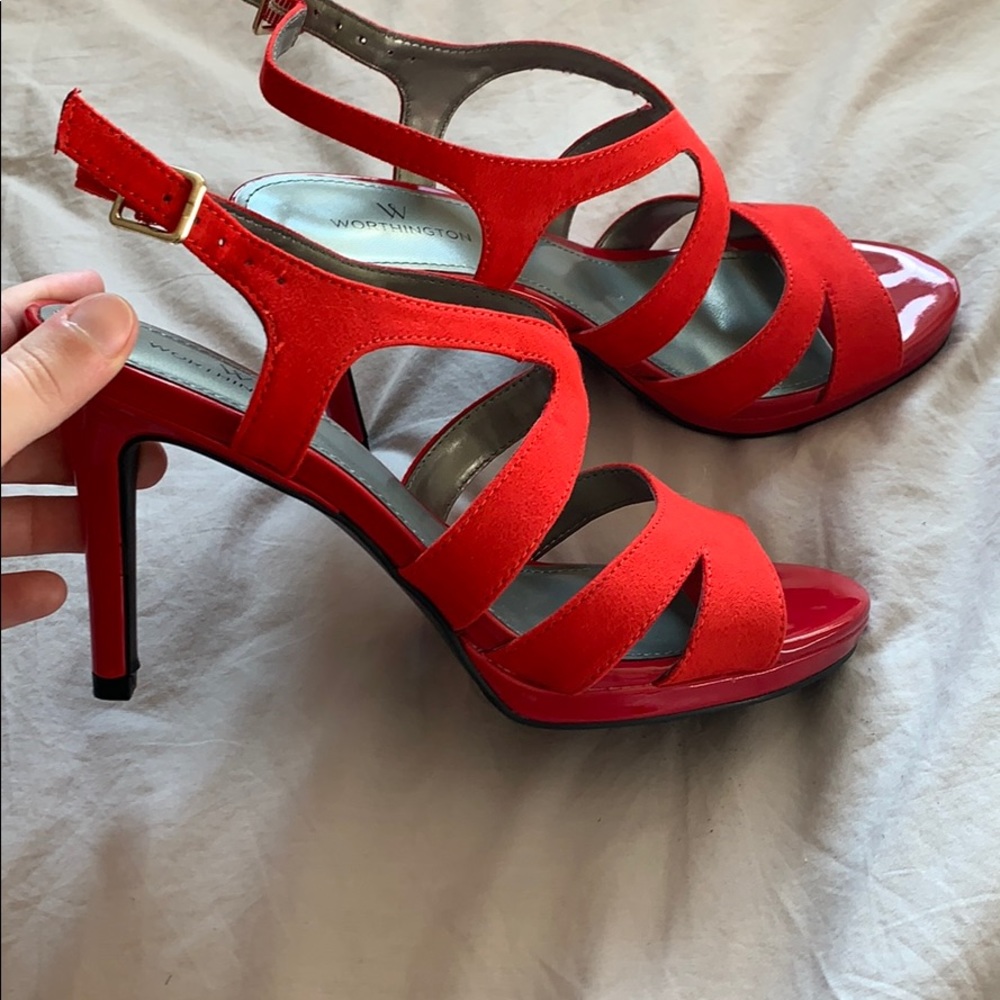 Red Worthington heels